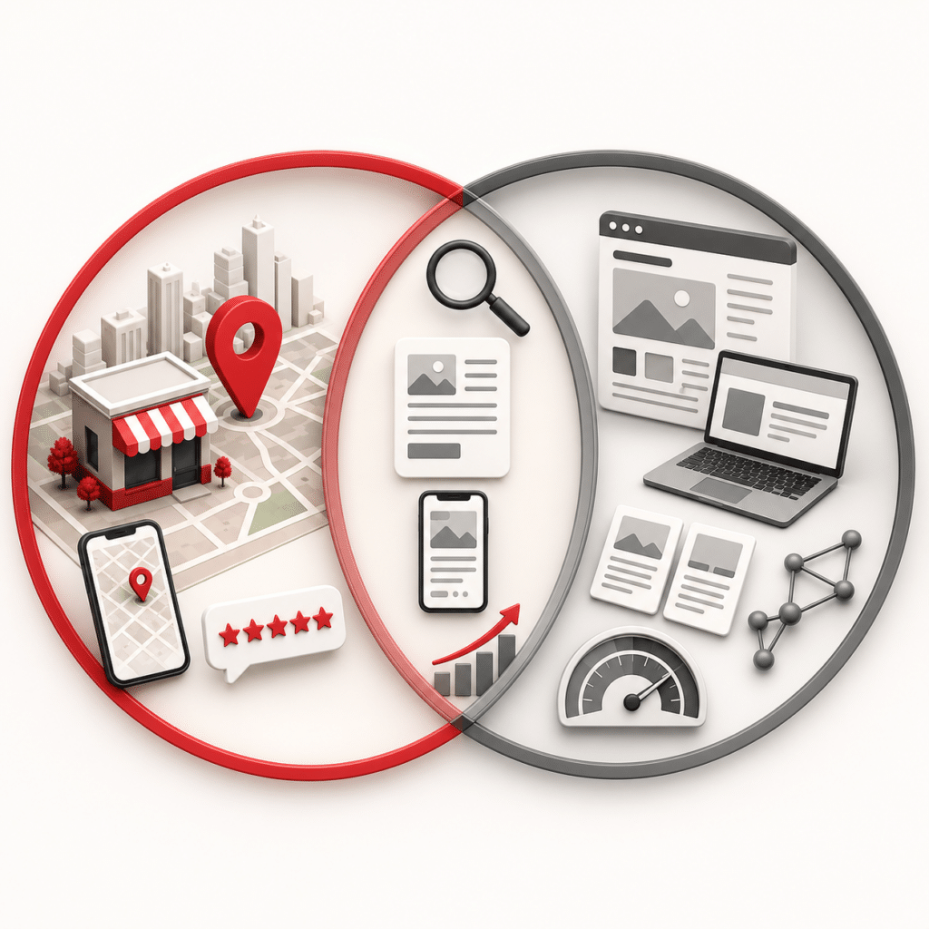 Lokal SEO vs. Organic SEO – So nutzt du beide Methoden optimal aus 3 04 local seo und organic seo sind keine gegensaetze