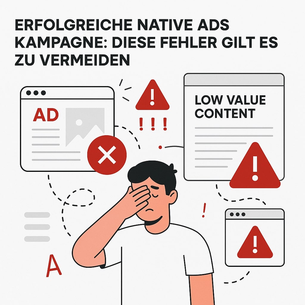 Erfolgreiche Native Ads Kampagne Diese Fehler gilt es zu vermeiden