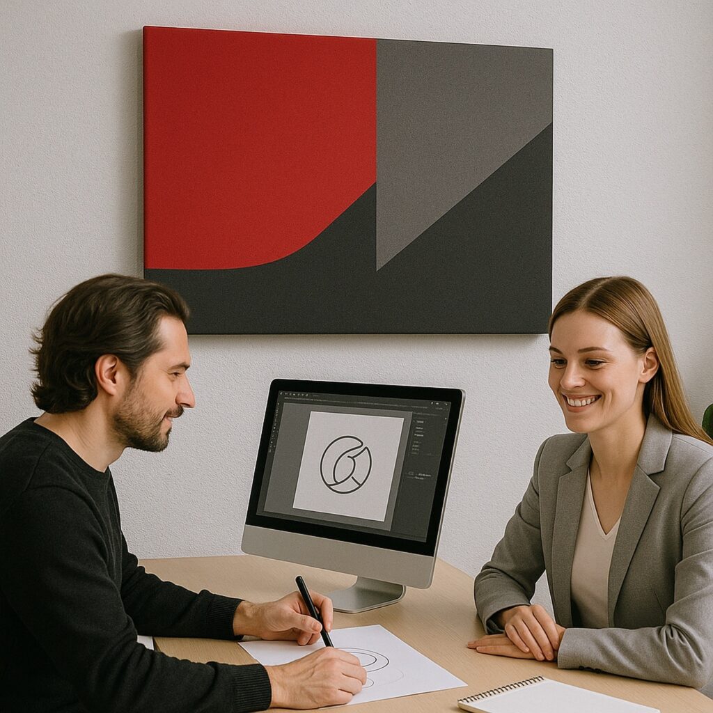 Schallschutzbilder für Büros – Akustik trifft Design 4 Individuelle Gestaltung im Corporate Design