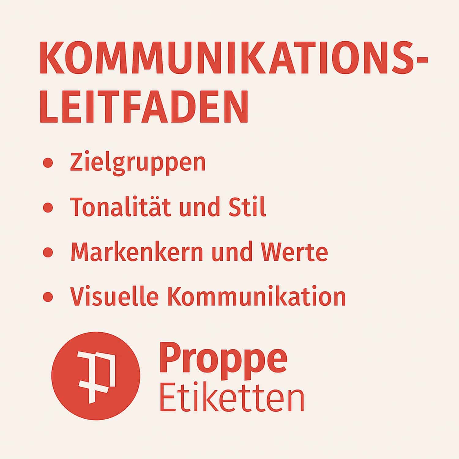 Kommunikationsleitfaden
