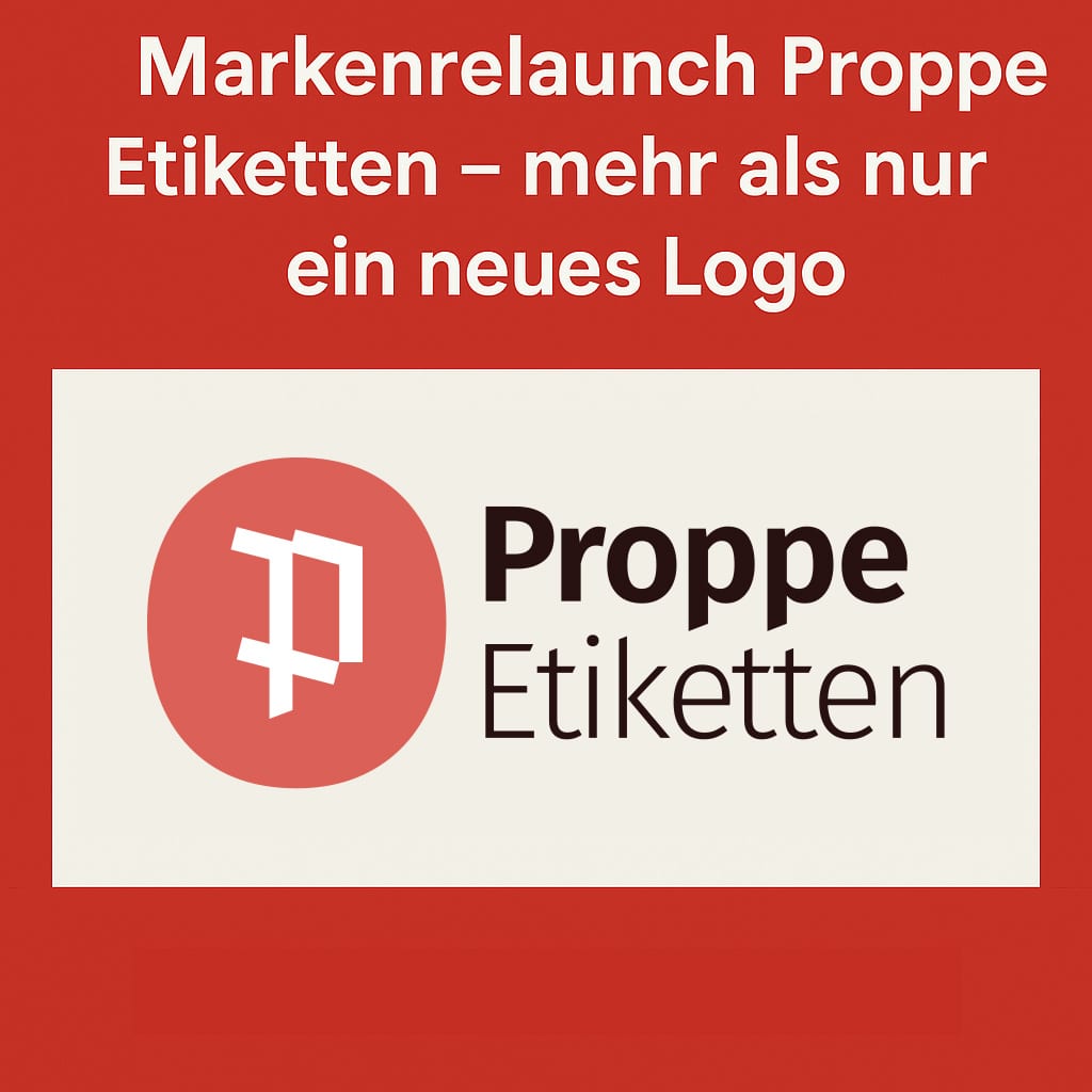 Markenrelaunch Proppe Etiketten – mehr als nur ein neues Logo