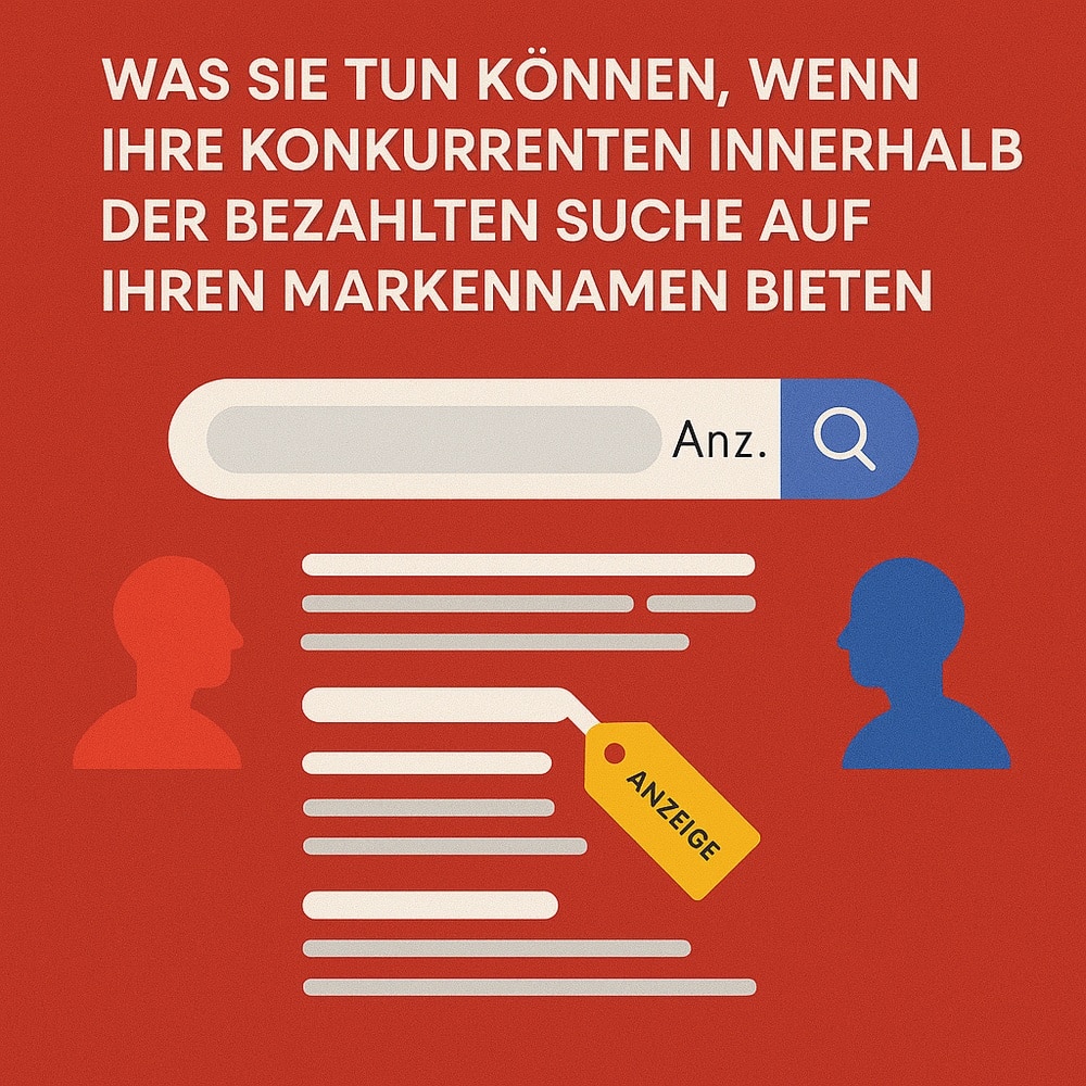 Was Sie tun können, wenn Ihre Konkurrenten innerhalb der bezahlten Suche auf Ihren Markennamen bieten