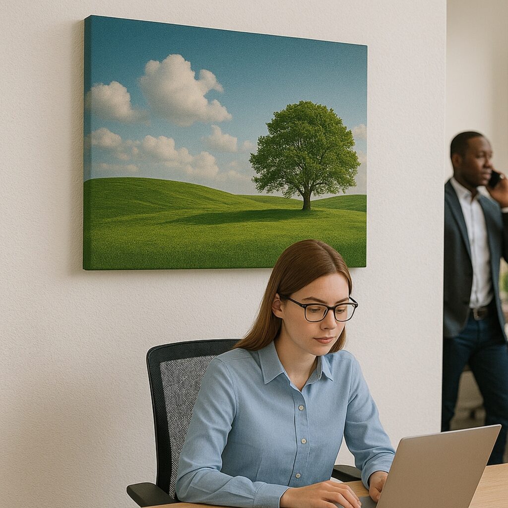 Schallschutzbilder für Büros – Akustik trifft Design 3 Weniger Laerm mehr Konzentration