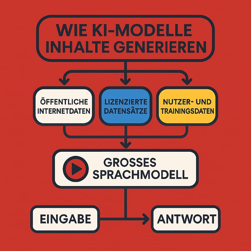 Wie KI Modelle Inhalte generieren