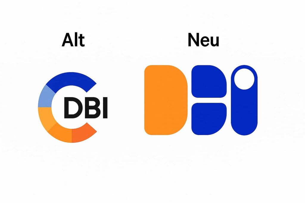 Altes vs neues DBI Logo