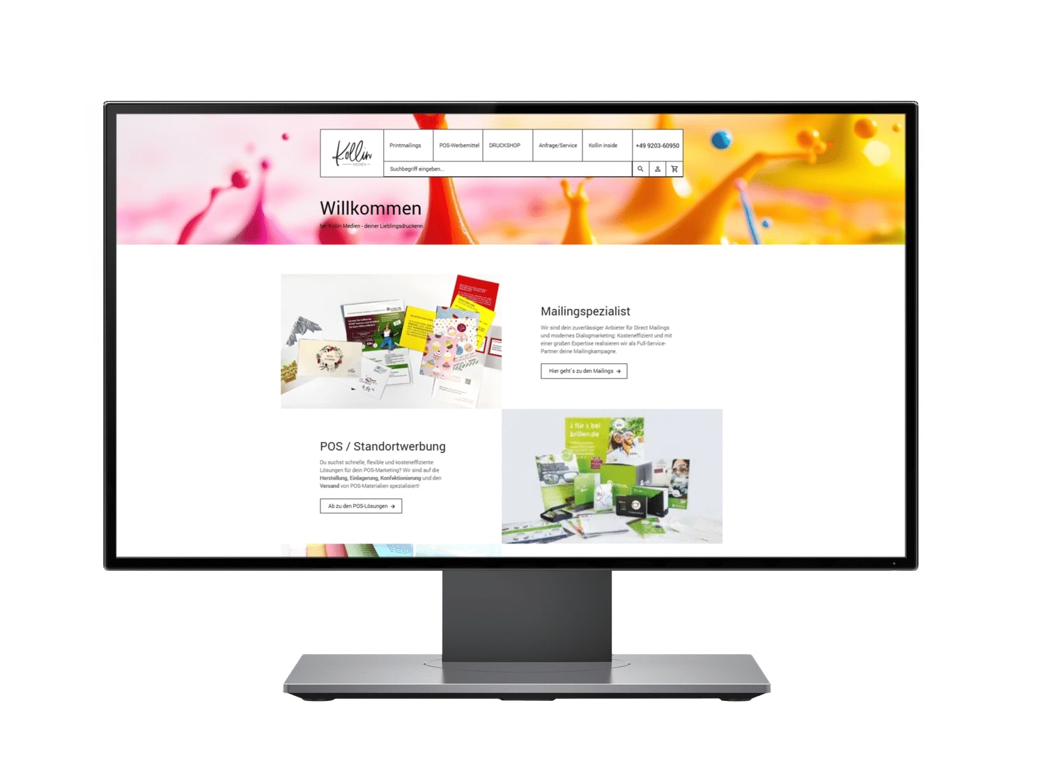 Startseite – Neuentwurf 2026 20 Neue Website von Kollin Medien