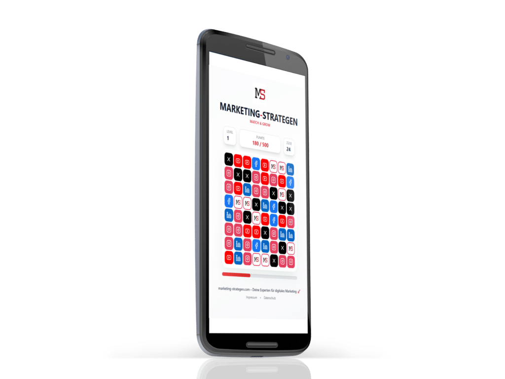 Match & Grow
Das Marken-Spiel, das aus Käufern echte Stammkunden macht 1 nexus 6 over clear background