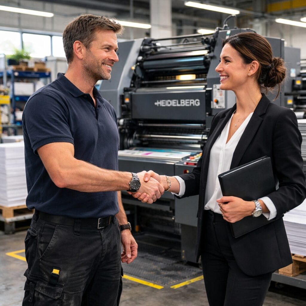 Druckereimarketing 2026: Warum klassische Betriebe endlich aufhören müssen, sich kleiner zu machen als sie sind 2 ChatGPT Image 19. Feb. 2026 16 14 45