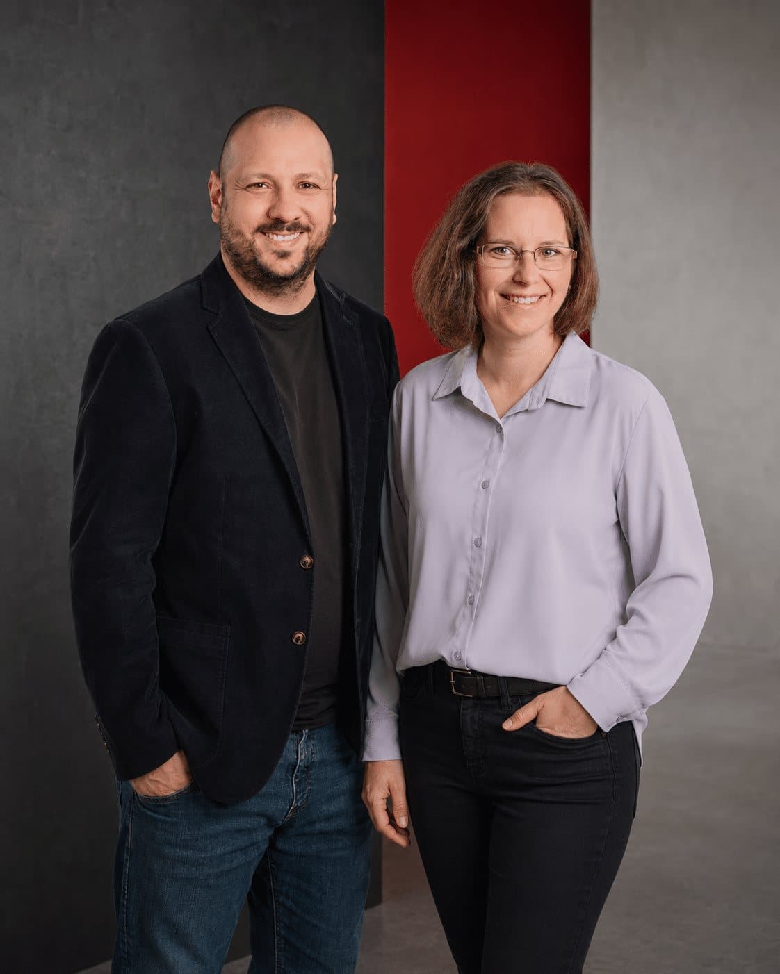 Startseite – Neuentwurf 2026 22 Osman Zöllner und Bernadett als Kernteam der MARKETING-STRATEGEN