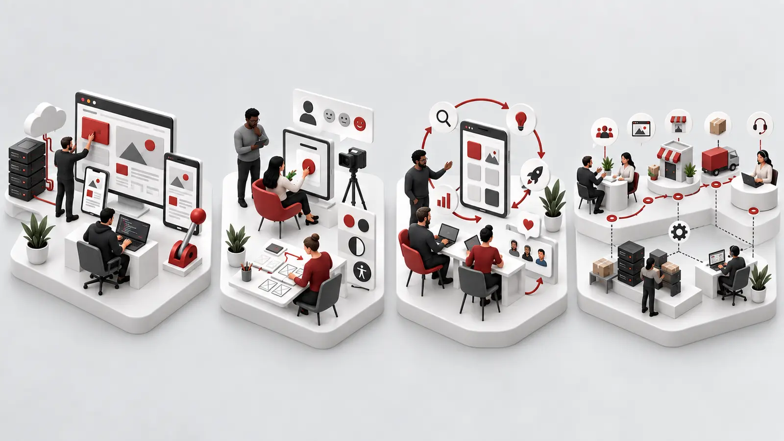 Welche Agenturtypen gibt es – und welche passt zu Ihrem Unternehmen? 7 Webagentur, UX/UI-Agentur, Produktagentur und Service-Design-Agentur im Vergleich