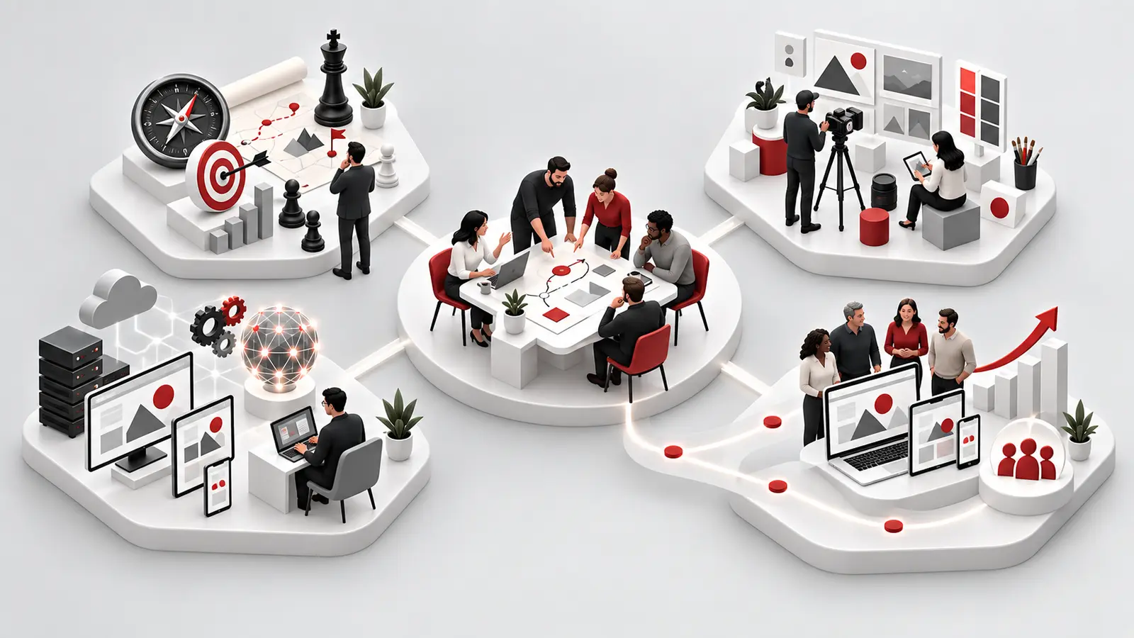 Welche Agenturtypen gibt es – und welche passt zu Ihrem Unternehmen? 11 Strategie, Kreation und Technologie als integriertes Agenturmodell